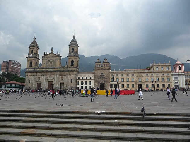 Hlavní náměstí v Bogotě